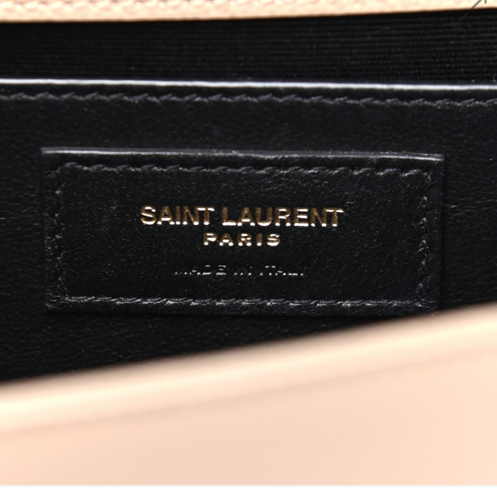 YSL Kate Medium Grain Beige Leather Gold Chain Bag - Picture 6 of 12